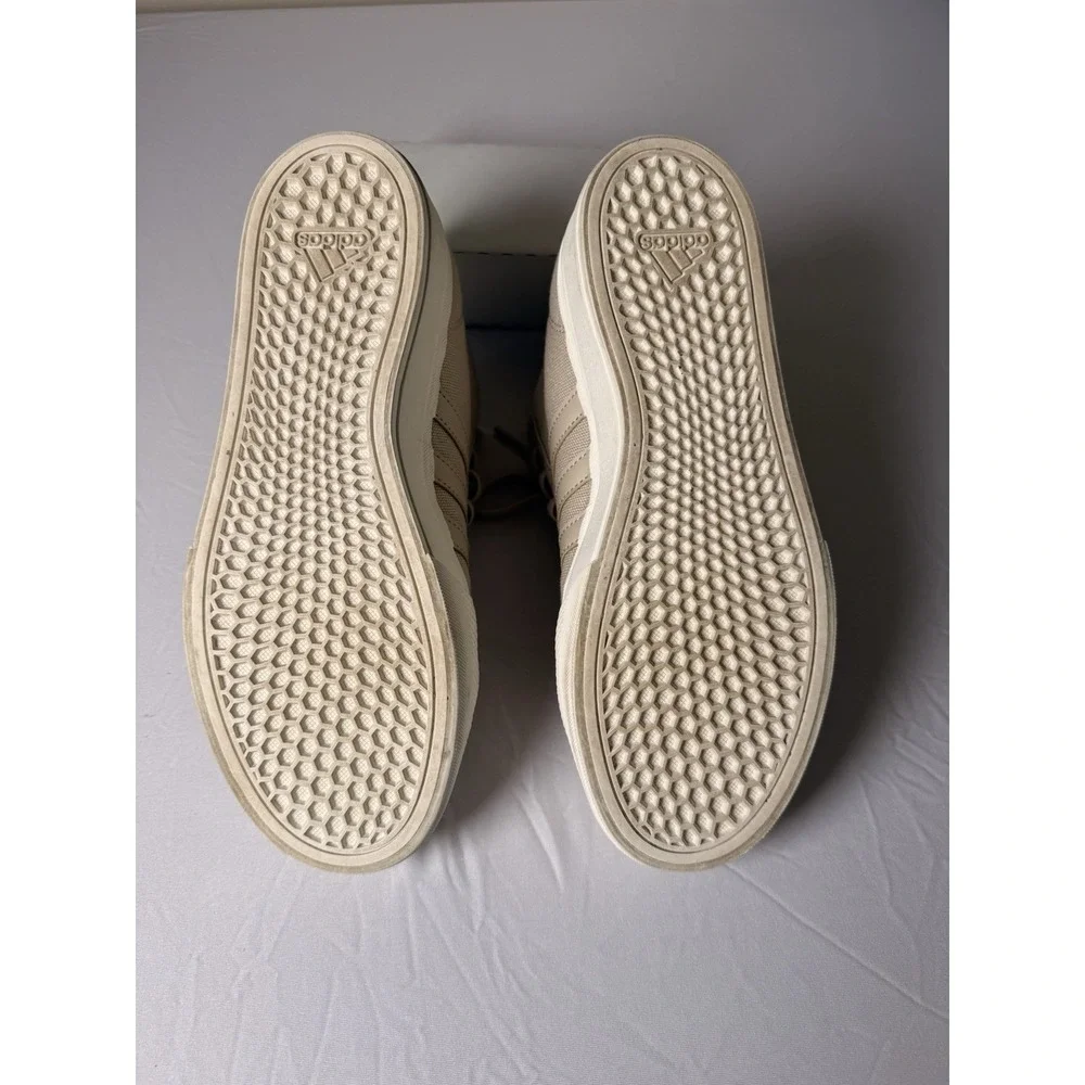 Women Adidas Bravada Platform 2.0 High Top Shoes Beige 7.5  Minimalist Normcore